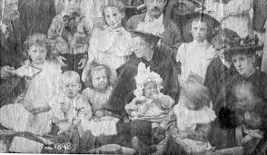 Ada Bertram and her three children, Melita, Beryl, Desiree…