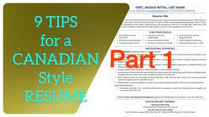 If it does not, please add the necessary information. 9 Tips To Create A Canadian Resume Part 1 New Immigrants Video Youtube