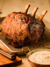 Holiday prime rib roast, marinated prime rib roast, cajun prime rib, etc. Roasted Prime Rib With Horseradish Sauce Chef Michael Smith