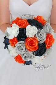 It features a 0.39 pile height, ideal for promoting a cozy and inviting feel to your space with the. Navy Blue Orange Grey And White Wedding Flower Brides Bouquet Flower Bouquet Wedding Orange Grey Wedding Wedding Bridal Bouquets