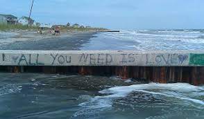 Turn left and the pier will immediately be to your right. All You Need Is Love Folly Beach Sc With Images Folly Beach World Pictures Beach
