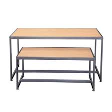 Retail Nesting Tables Sturdy Melamine Laminate Subastral Retail Display Nesting Tables Store Fixtures
