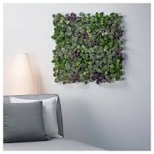 Fejka Kunstpflanze Zur Wandmontage Drinnen Draussen Grun Lila 26x26 Cm Ikea Schweiz Kunstpflanzen Wandgarten Pflanzenwand