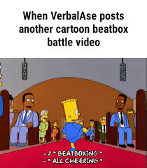 Ladies and gentlemen, welcome back to this another exciting round of the cartoon beatbox battles. Verbalase Beatbox No No No