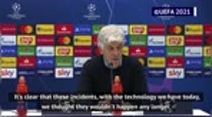 The first leg lost some of its luster when atalanta midfielder remo freuler picked up a red card in the 17th minute at bergamo. Gasperini Fumes Over Freuler S Red Card Against Real Madrid ÙÙŠØ¯ÙŠÙˆ Dailymotion