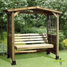 Great savings & free delivery / collection on many items Garden Wooden Swing Seat 2 Seater Bench Outdoor Hardwood Arbour Arch Arbours New In 2020 Garden Swing Seat Swing Seat Garden Swing