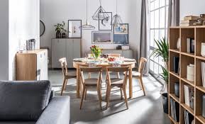 Salle A Manger Complete Ensemble Nanez 5 Pieces Couleur Chene Gris