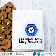 Periwinkle Creations I Love Math Challenge 6 Hexagon As A Focal Point Math Challenge I Love Math Love Math