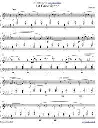 Gnossienne No 1 By Erik Satie Erik Satie Classical Sheet Music Piano Sheet Music Free