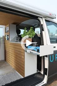 Les Modules Rustiques Bullifaktur S Emboitent Pour Creer Votre Camping Car Vw Ultime In 2020 Camper Van Kitchen Bus Camper Van Conversion Interior