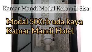 Tips desain interior kamar tidur ukuran 2x2 meter minimalis via id.pinterest.com. Design Kamar Mandi Low Budget Ukuran 1 Meter Youtube
