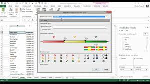 create a kpi for a calculated field in power pivot