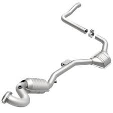There is a left and right bank exhaust pipe which houses the catalytic converters. Mercedes M Class Catalytic Converters At Andy S Auto Sport