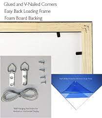 Pack of (5) 18x24 white signature and autograph picture mat for 11x14 picture. Amazon Com Jigsaw Puzzle Frame Kit Made To Display Puzzles Measuring 24x30 Inches Toys Games