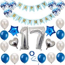 Aniversario de oro número de elementos de plantilla para su fiesta de cumpleaños. Siete Mejores Globos 17 Anos