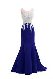 Long Black And Blue Prom Dress Navy Blue Chiffon Sequins Beading Mermaid Round Neck Bowknot Simple Long Prom Dresses Prom Dresses Sleeveless Royal Blue Prom Dresses Sparkly Prom Dresses