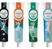 Natural, organic, vegan toothpaste in an aluminium tube ...