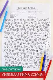 Free Printable Christmas Find And Colour Activity Christmas School Christmas Classroom Free Christmas Printables