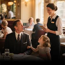 Daddy, that waitress looks just like Mommy…” The millionaire turned around— And froze. Two years ago, James Whitmore buried his wife. He held their daughter's hand at the funeral, stared at the