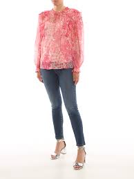See more ideas about floral blouse, fashion, clothes. Twinset Floral Patterned Creponne Blouse Blouses 211tt244306037