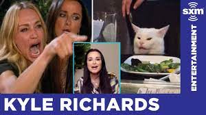 The meme has inspired countless laughs, but the story behind the woman in the meme, taylor for armstrong, however, the image of her screaming comes from a 2011 episode in season two of the. Kyle Richards On The Infamous Cat Meme Youtube