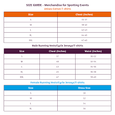 Sizing Chart Alzheimers Research Uk