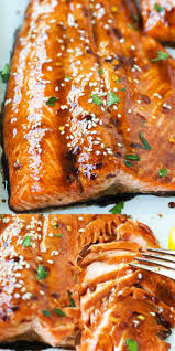 Soy Glazed Salmon Baked Salmon Recipes Salmon Recipes Oven Baked Salmon