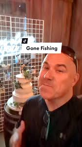 Delicious Fishing-Themed Wedding Cake