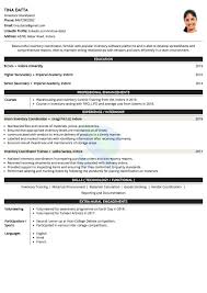 Tips for freshers writing their first resume. Sample Resumes And Cvs By Industry Resumod