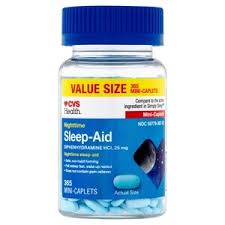 Cvs Health Nighttime Sleep Aid Mini Caplets 25mg Cvs Pharmacy