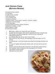 Check spelling or type a new query. Bahama Breeze Jerk Chicken Pasta Jerk Chicken Pasta Pasta Recipes Alfredo Chicken Pasta Recipes