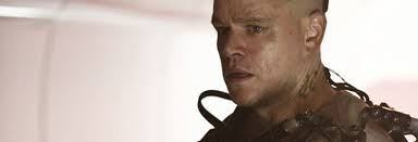 Another Look At Matt Damon With His Alien Vaporizor In 'Elysium'