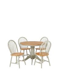 Custommade dining tables are handcrafted by american artisans with quality made to last. New Kentucky 100 Cm Round Dining Table 4 Chairs Very Co Uk