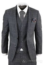 Black And White Check Suit Mens Harry Brown Men S Dark Grey Blue Check 3 Piece Suit Dark Gray Suit Wedding Suits Men Grey Suit Men