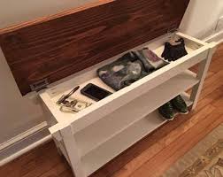 Shoe storage benches are more than just a place you place shoes. Shoe Storage Bench Etsy