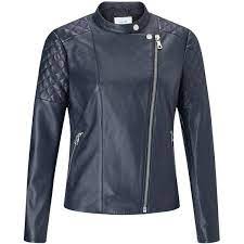 Jigsaw Napa Leather Biker Jacket Ink 24 070 Rub Liked On Polyvore Featuring Outerwear Jackets Ink Cropped M Clothes Design Jackets Fitted Biker Jacket