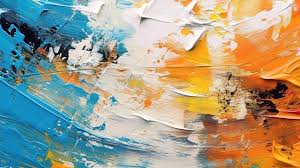 Hand Drawn Acrylic Abstract Art