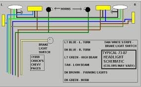 S10 wiring schematic wiring diagram general helper. Headlight And Tail Light Wiring Schematic Diagram Typical 1973 1987 Chevrolet Truck Chevy Truck Wiring Trailer Light Wiring Chevrolet Trucks Chevy