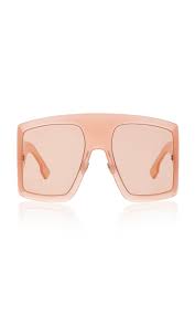 Dior So Light Square Frame Acetate Sunglasses In Neutral Modesens In 2020 Dior Sunglasses Square Frames