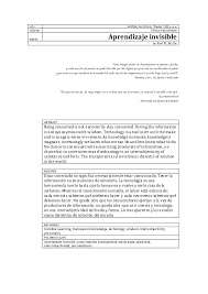She finds out she also turned her older sister invisible. Pdf Aprendizaje Invisible Xa Wy Academia Edu