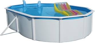 Nuovo Pool Deluxe Oval 550 X 360 X 120 Cm Solardusche Poolpflege Pool Rund