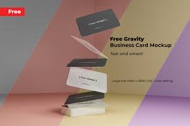 We know that your brand image matters to you. Gravity Business Card Mockup Free Design Resources