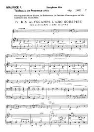 Tableaux de provence saxophone & piano by paule maurice 9790230939539 (paperback, 2017) delivery uk delivery is within 4 to 6 working days. Music Experience Accmusic