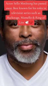 Actor Sello Motloung Dies