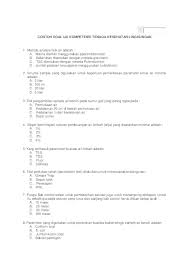 Soal kimia klinik kali ini sudah disertai dengan jawaban yang benar. Doc Contoh Soal Uji Kompetensi Tenaga Kesehatan Lingkungan Ira Desilia Academia Edu