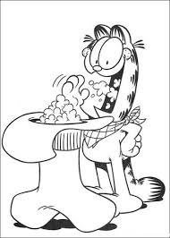 A simple heating process will make the corn kernels expand and are marked by the sound of small explosions. Eating Popcorn Coloring Page Coloring Pages Garfield Wallpaper Coloring Books
