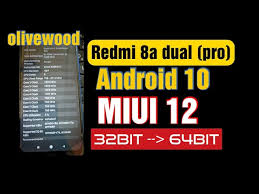 Redmi series have always known to be an active participant in custom development. Redmi 8a Dual Pro Olivewood 32bit To 64bit Rom Miui 12 Android 10 Youtube