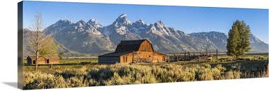 Hotels near mormon row historic district: John Moulton Historic Barn Mormon Row Grand Teton National Park Wyoming Wall Art Canvas Prints Framed Prints Wall Peels Great Big Canvas