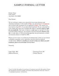 In situation where there was a meeting or a phone conversation, acknowledgement letter confirms points of discussion and any future actions here are a good example and template of a resignation letter. Sample Formal Letter Edit Fill Sign Online Handypdf