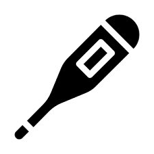 Thermometer Icon Medical Temperature Thermometer Hospital Mercury Health Clinic Healthcare And Medical Thermometer Icon Medical